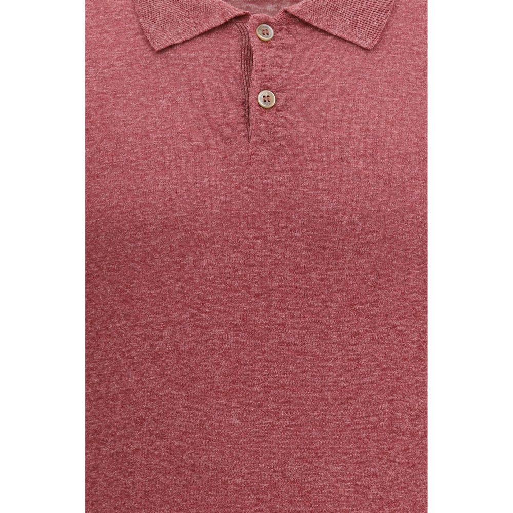 Linen and silk Polo Shirt