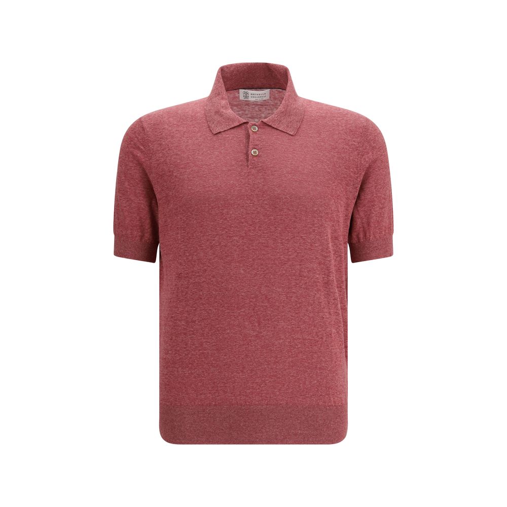 Linen and silk Polo Shirt