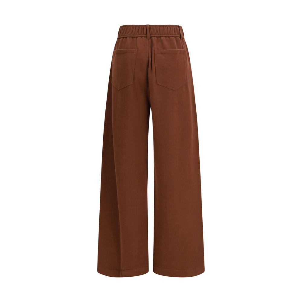 Sweatpants with elastic waistband