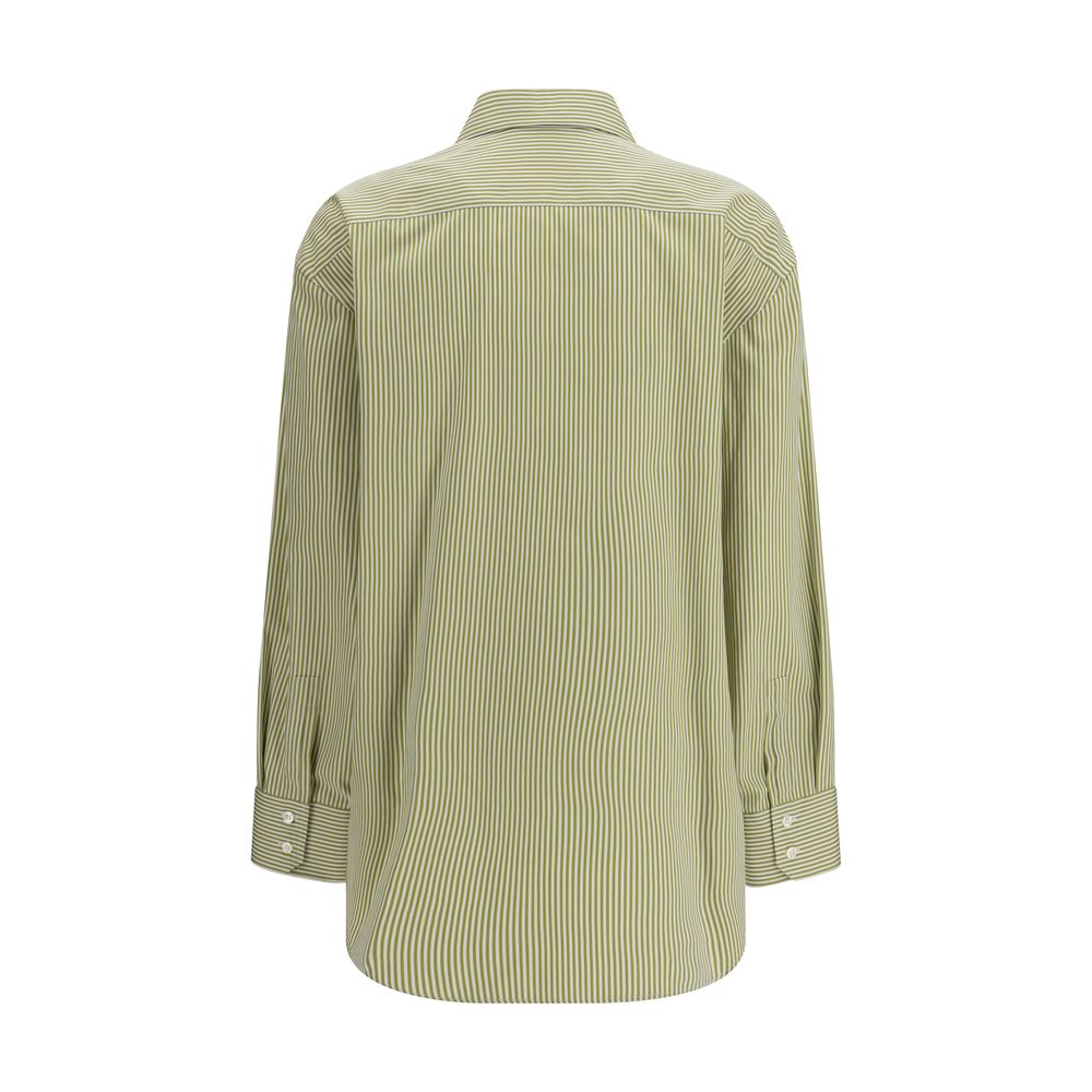 Vertical Striped Button Shirt