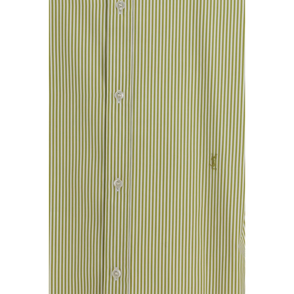 Vertical Striped Button Shirt