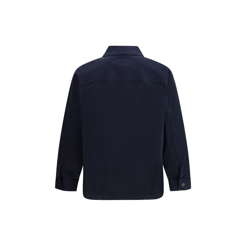 Cassandre Overshirt in gabardine with logo