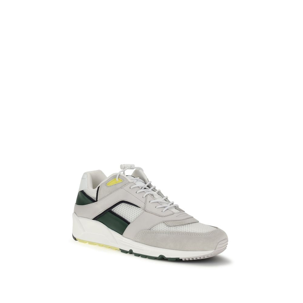 Smooth leather and suede Bump Sneakers