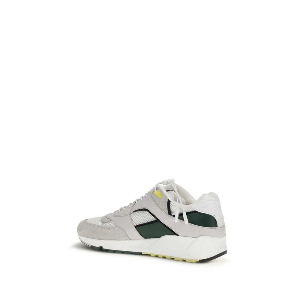 Smooth leather and suede Bump Sneakers