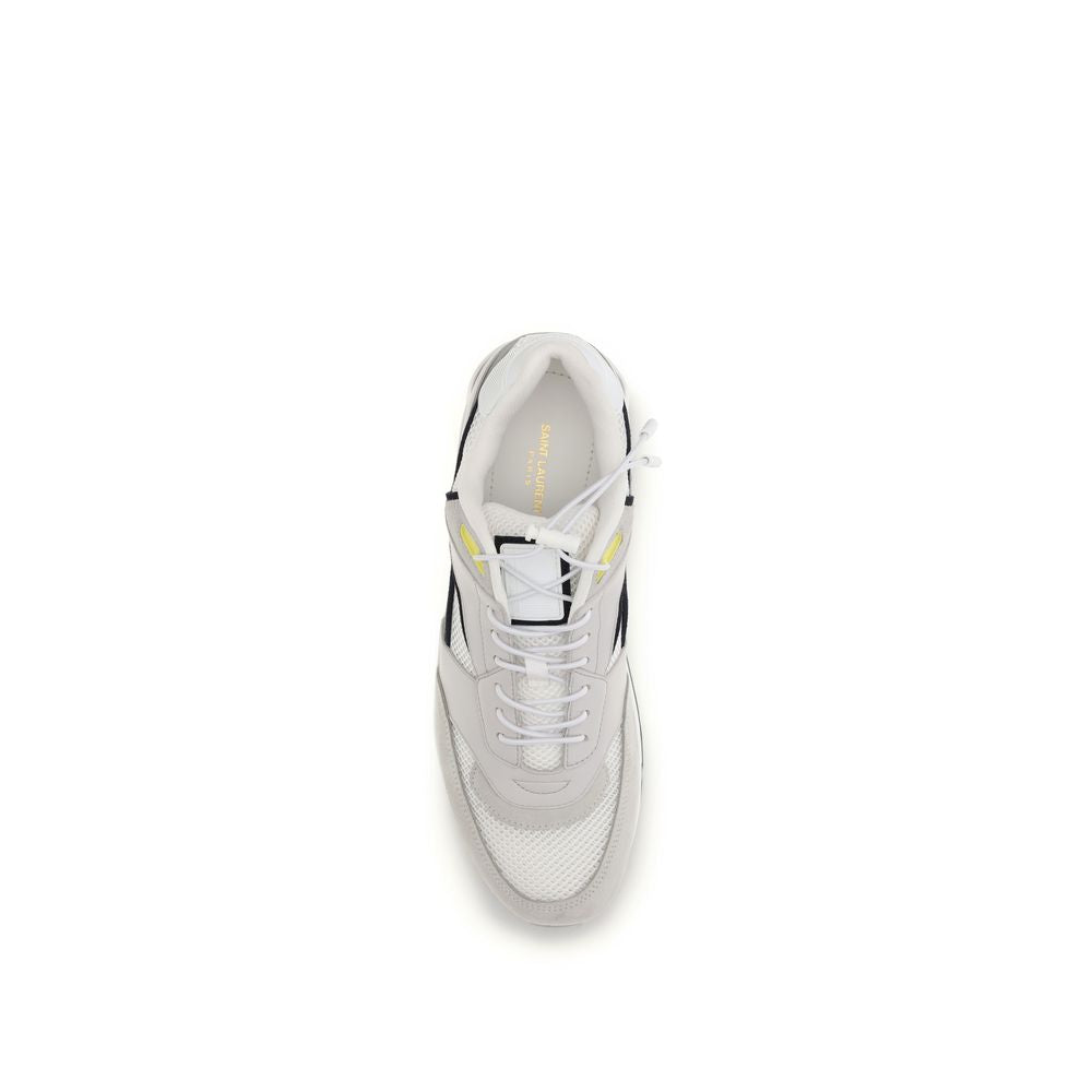 Smooth leather and suede Bump Sneakers
