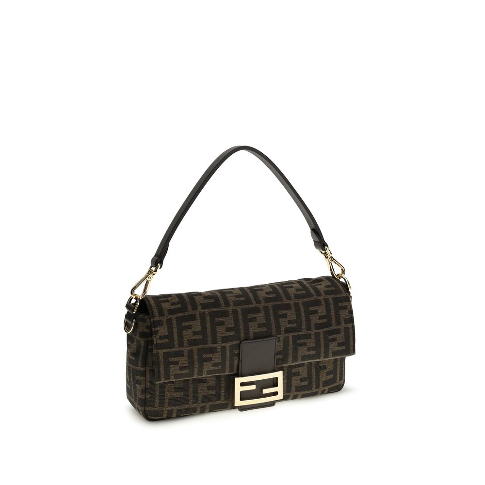 Baguette Shoulder Bag in FF jacquard