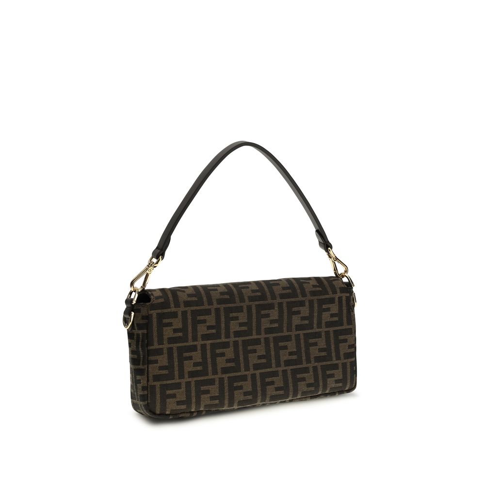 Baguette Shoulder Bag in FF jacquard