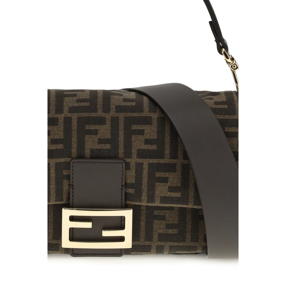 Baguette Shoulder Bag in FF jacquard