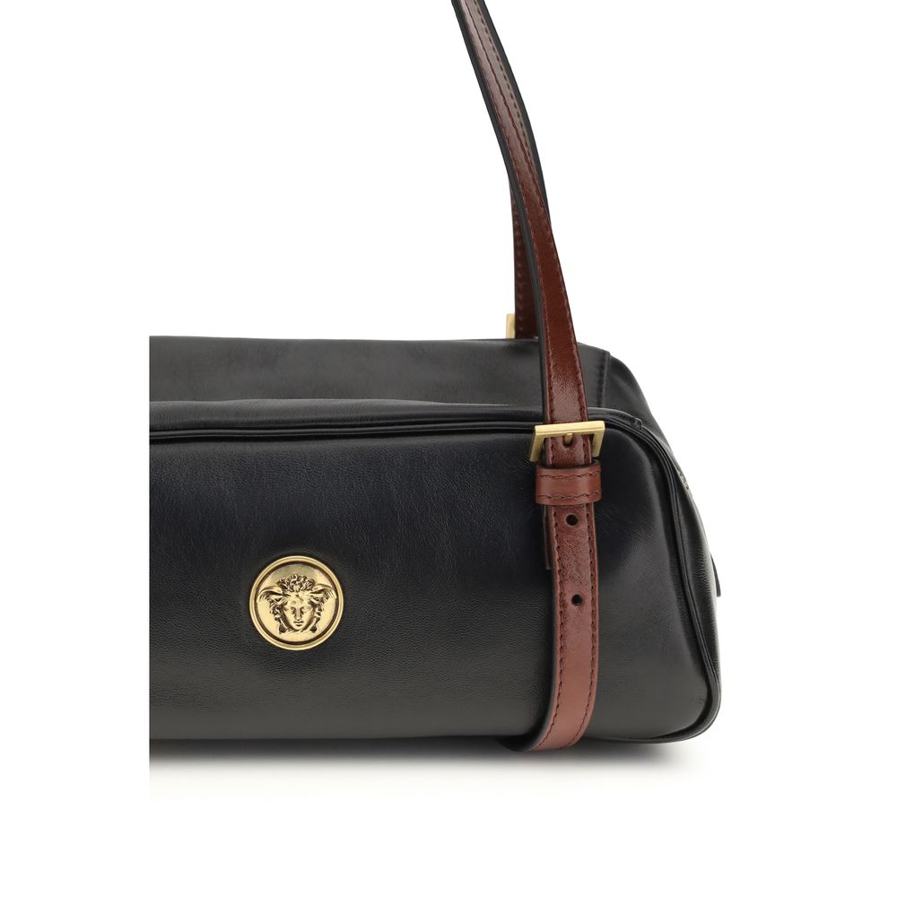 Emblème bowling nappa Shoulder Bag