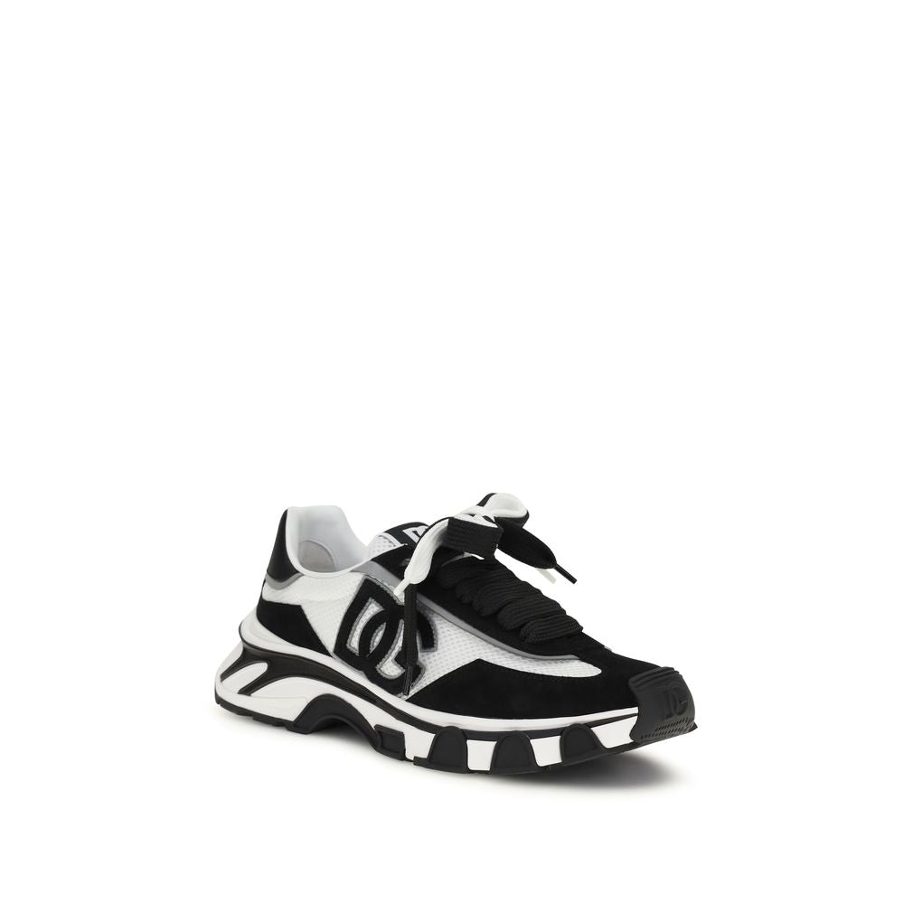 Leather and mesh Sneakers