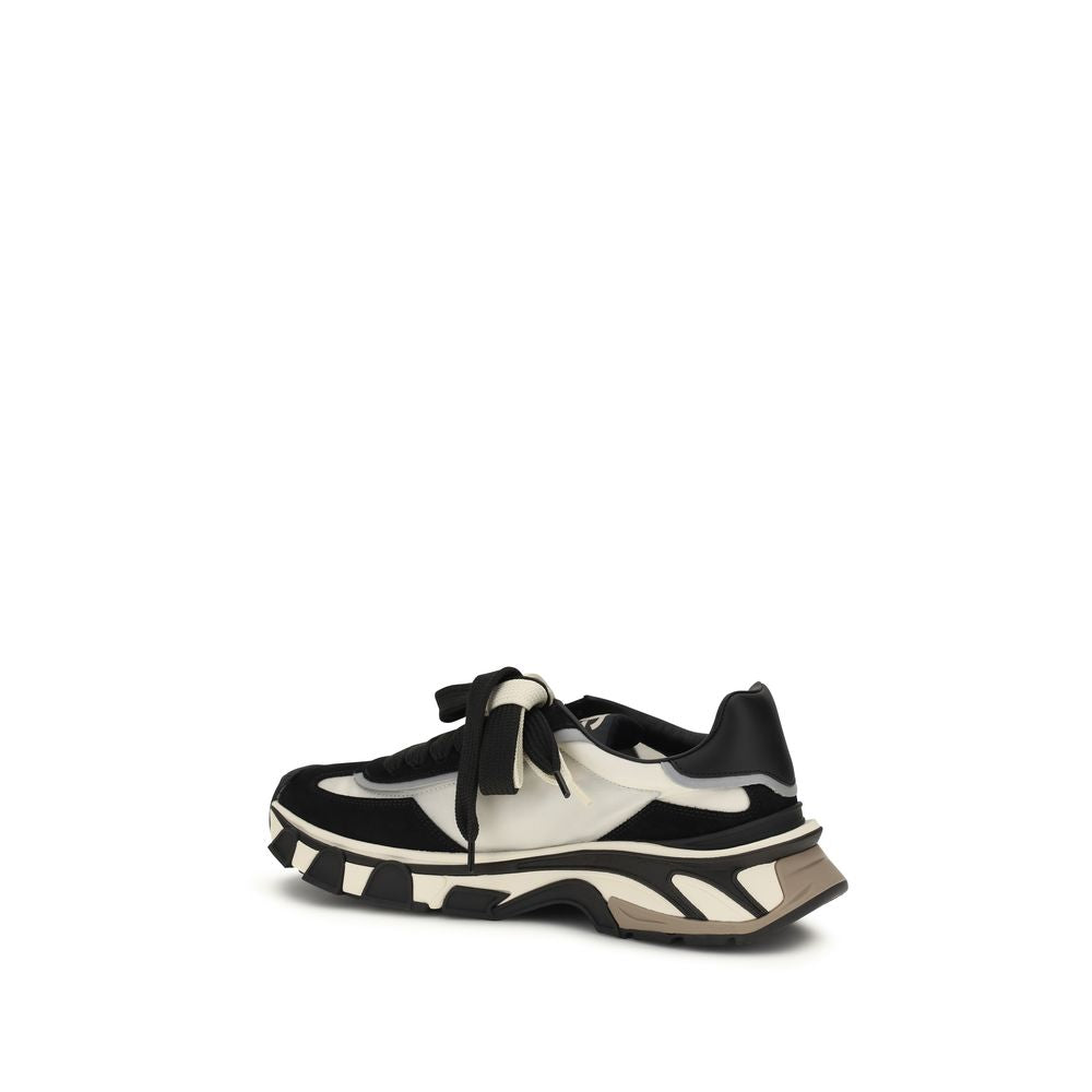 Leather and mesh Sneakers