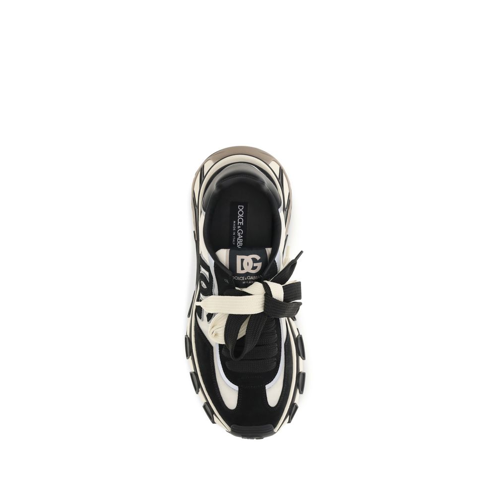 Leather and mesh Sneakers