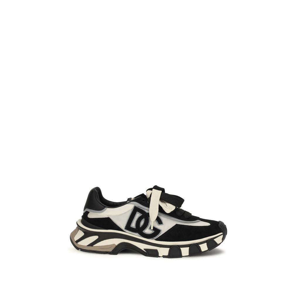 Leather and mesh Sneakers