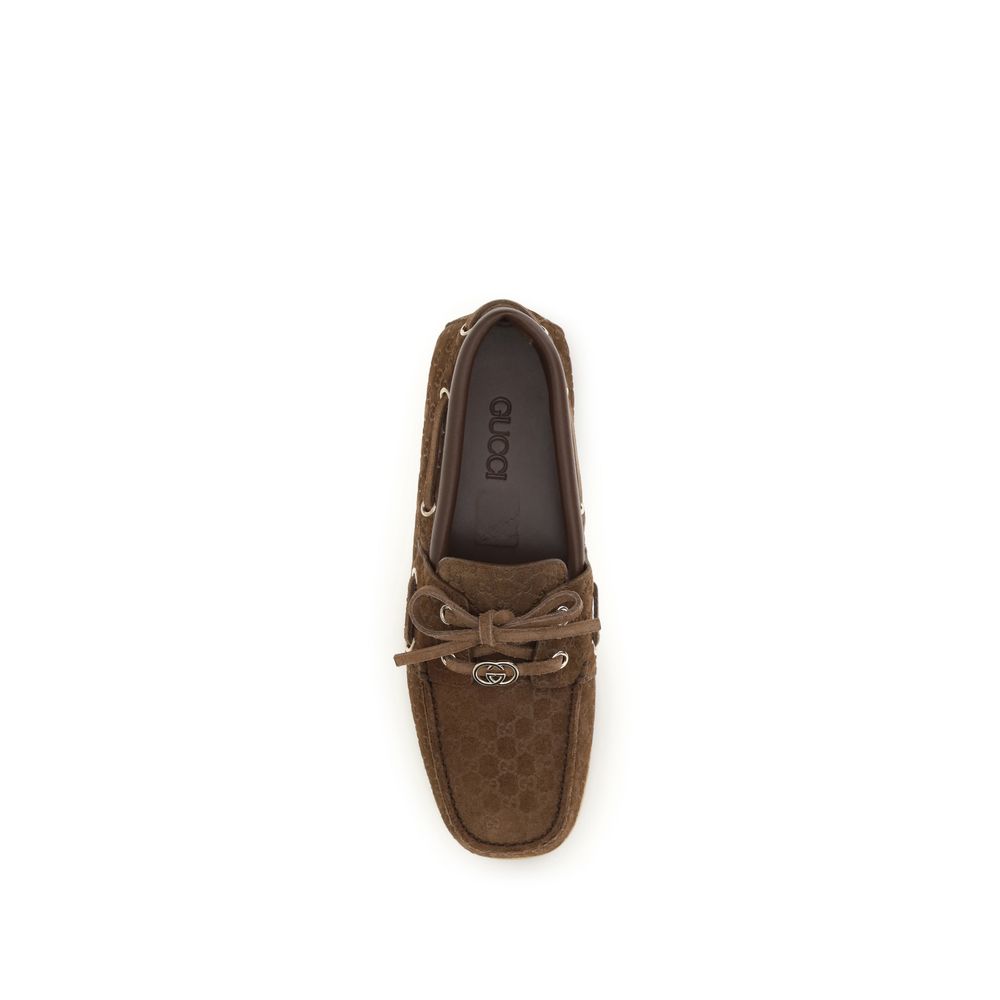 Suede boat Loafers