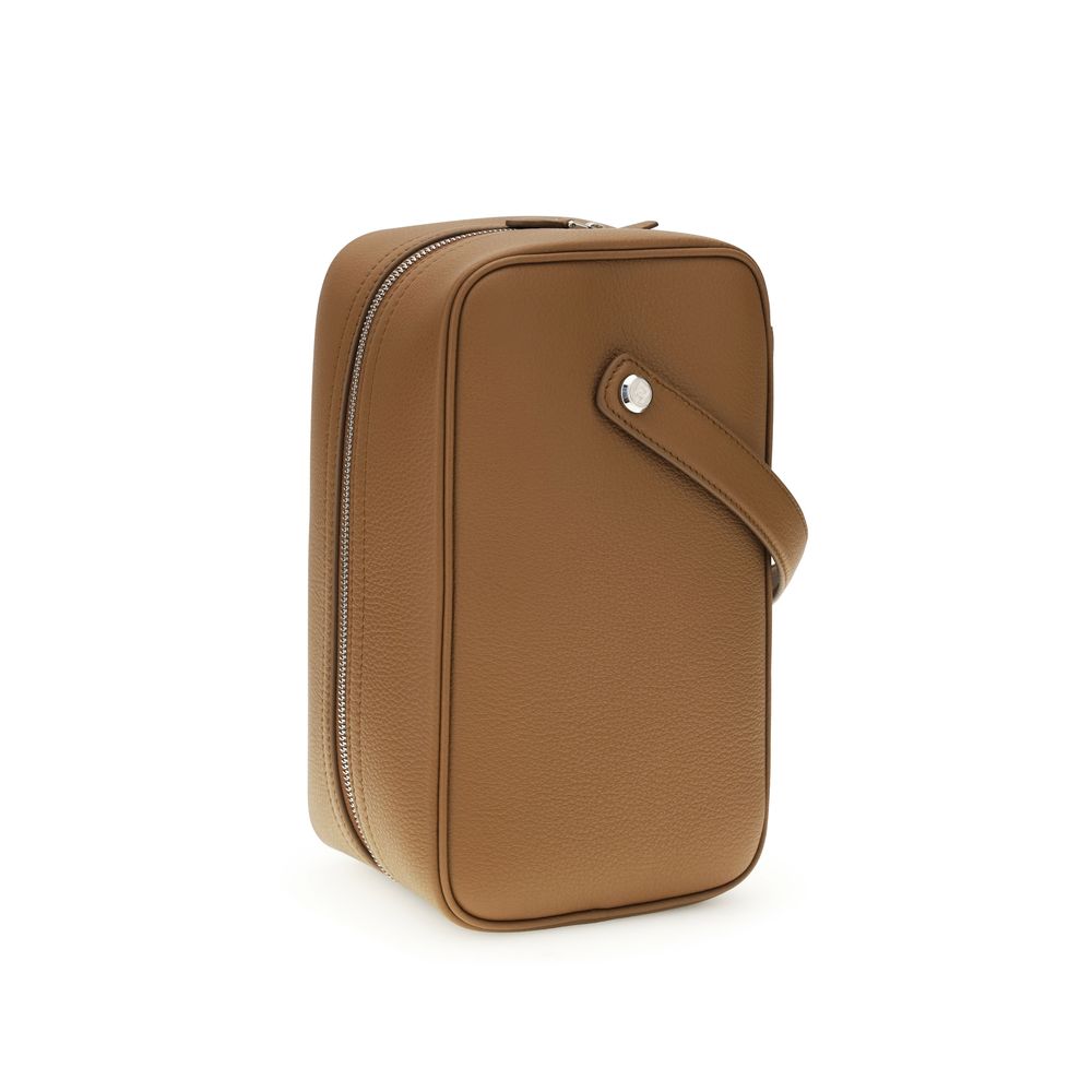 Lock leather Handbag