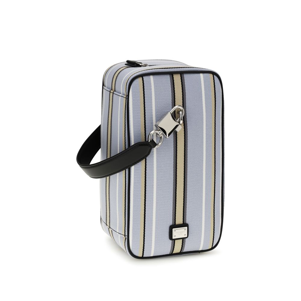 Lock Handbag in jacquard fabric