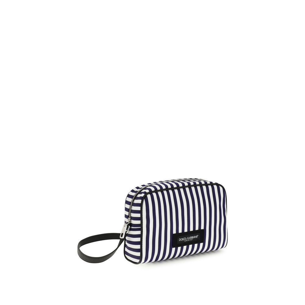 Striped poplin Handbag