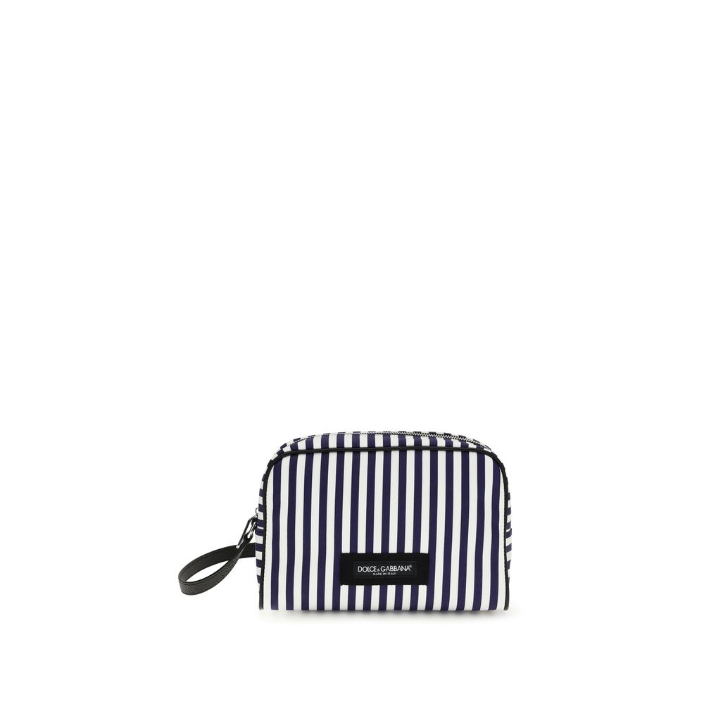 Striped poplin Handbag