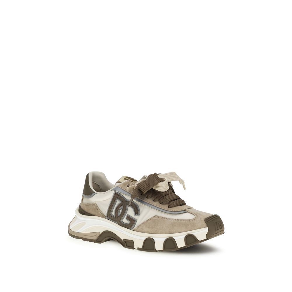 Leather and mesh Sneakers