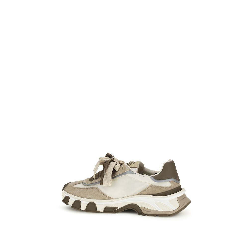 Leather and mesh Sneakers