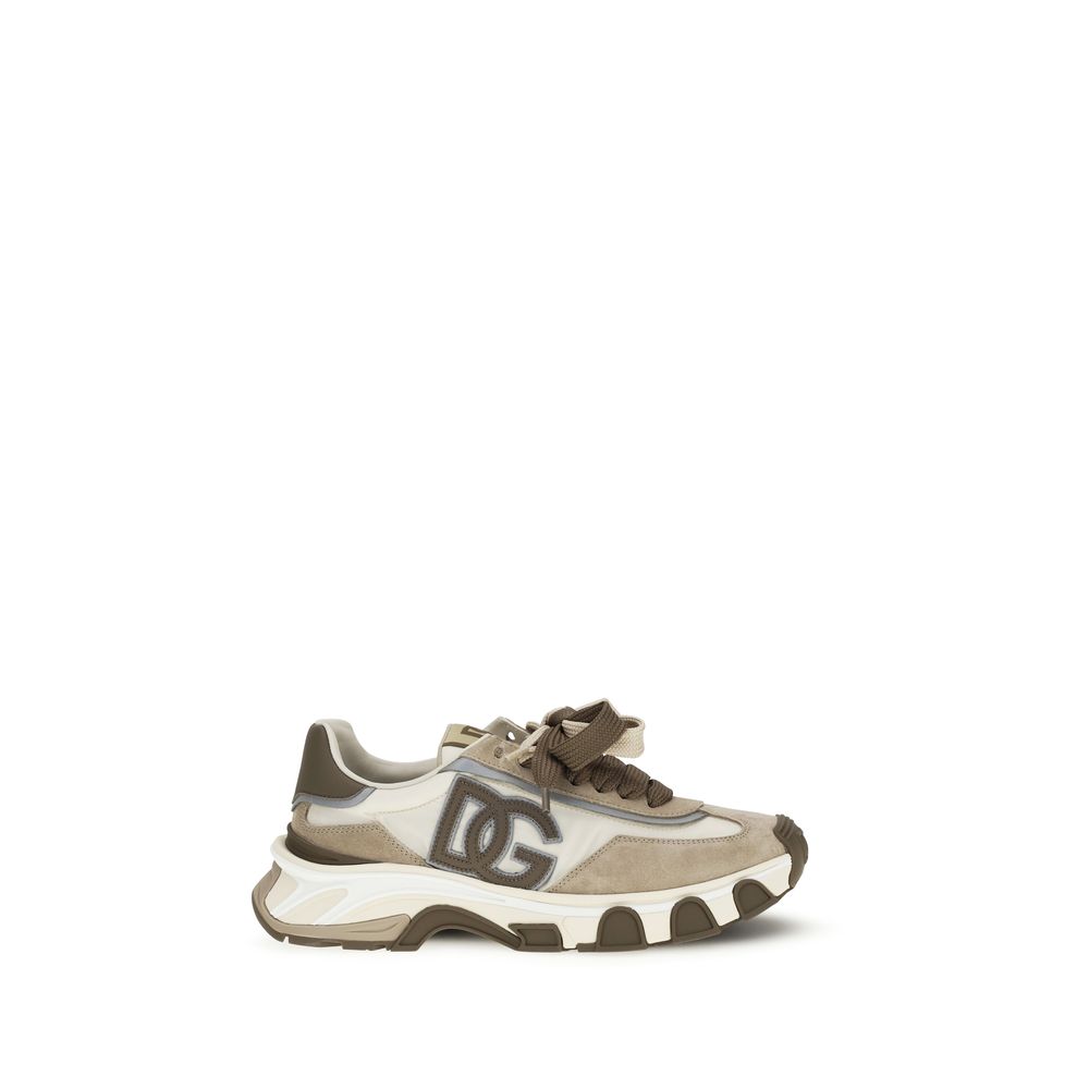 Leather and mesh Sneakers