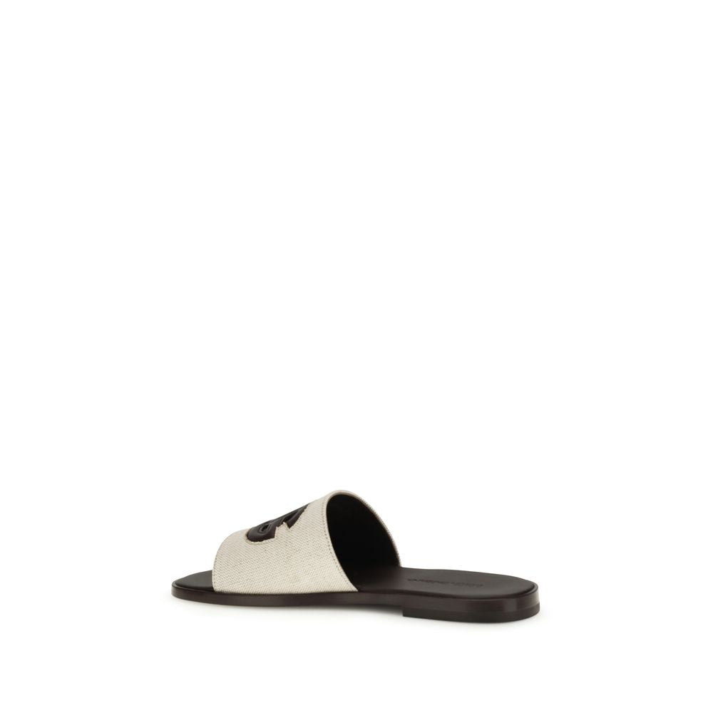Canvas slide Sandals