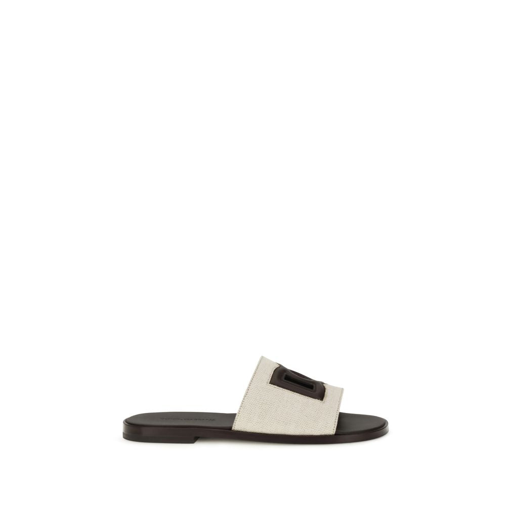 Canvas slide Sandals