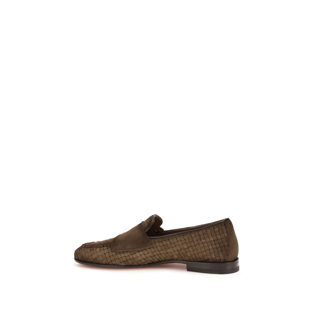 Woven leather Loafers