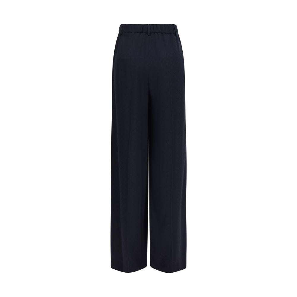 Diamond-jacquard Pants
