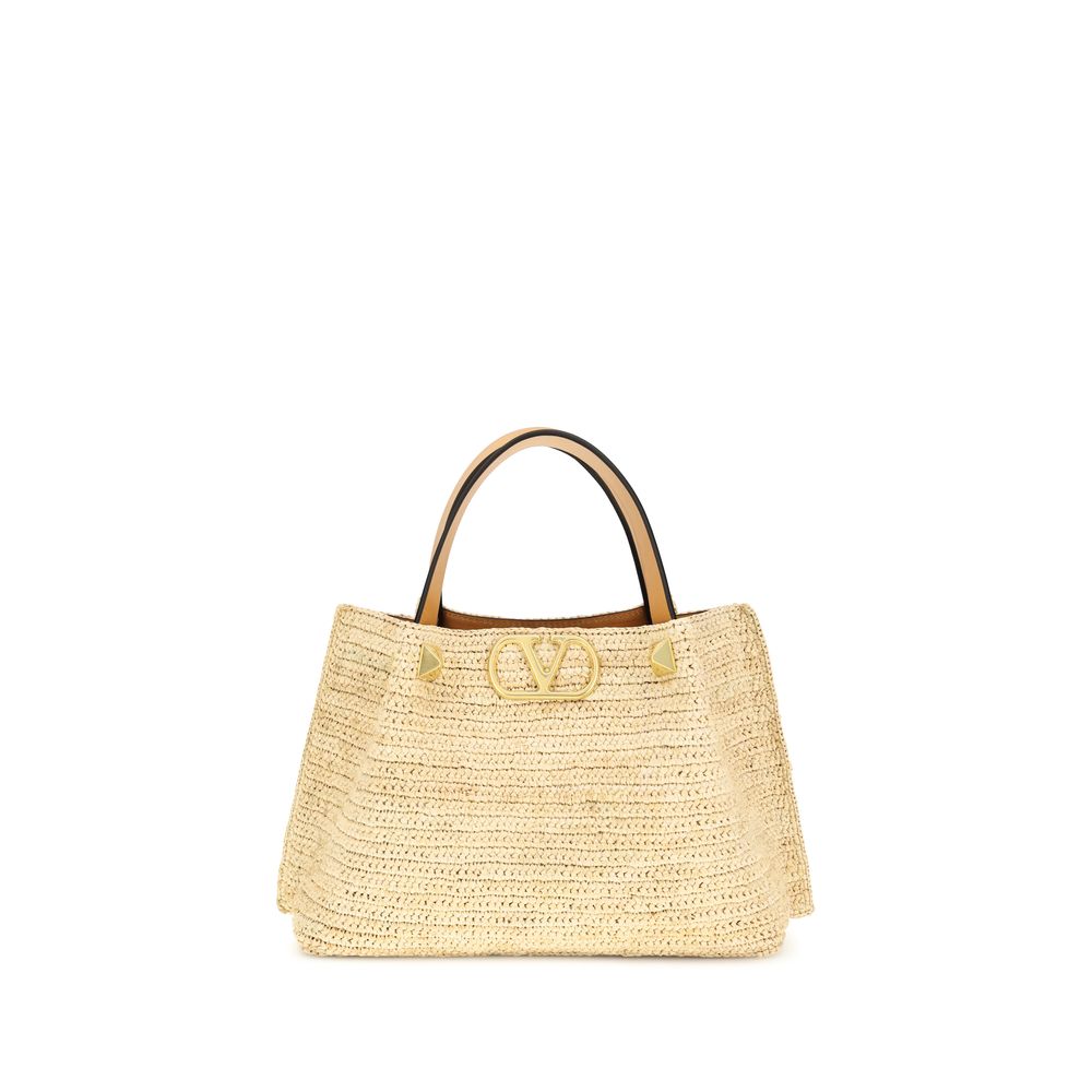 Small Raffia Tote Bag