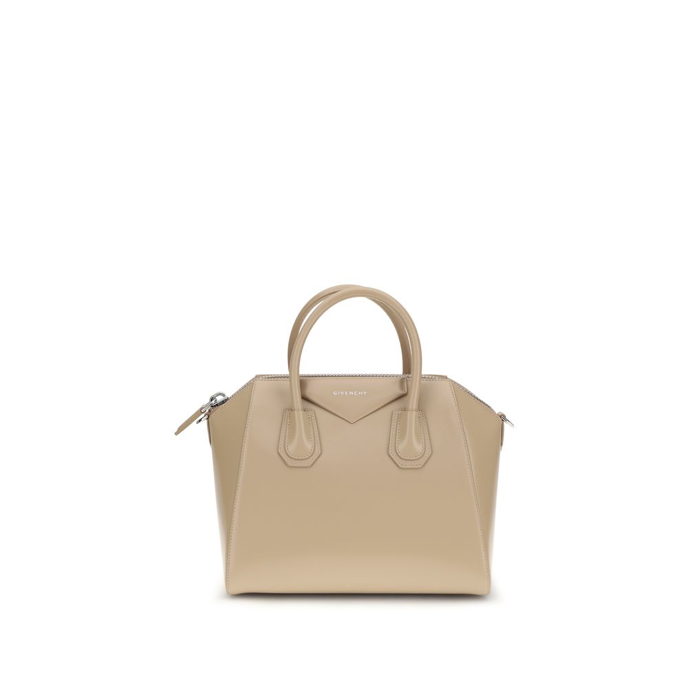 Antigona small leather Box Handbag