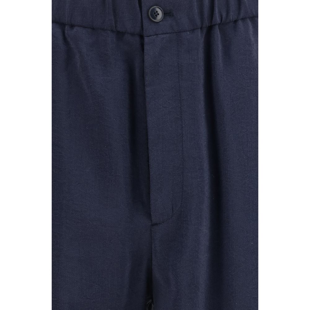 Wide-leg Silk Blend Pants