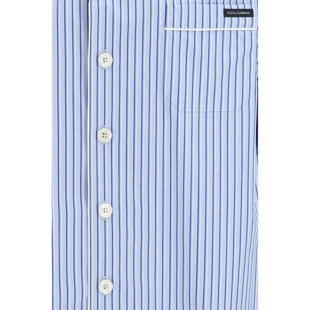 Striped poplin Hawaii Shirt