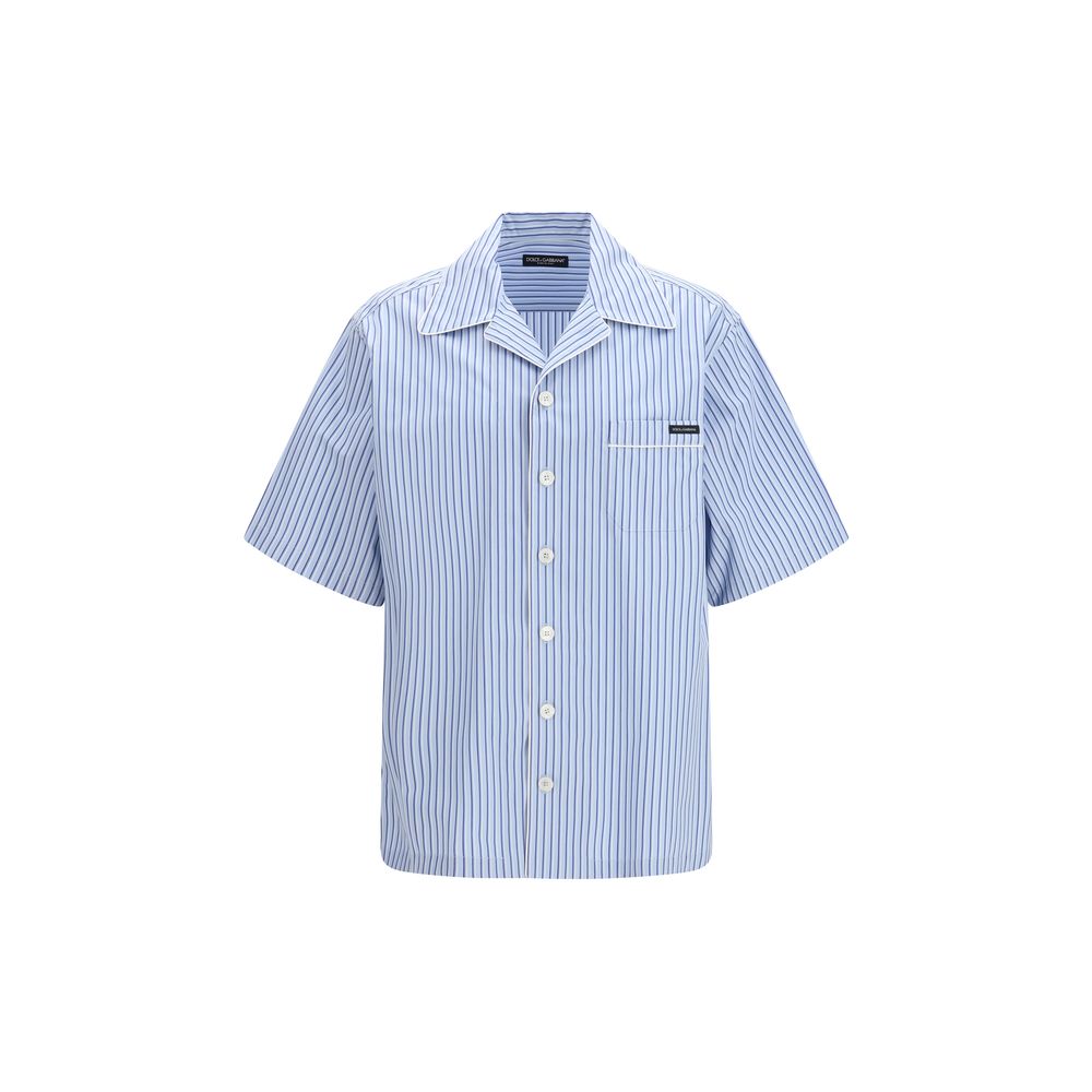 Striped poplin Hawaii Shirt