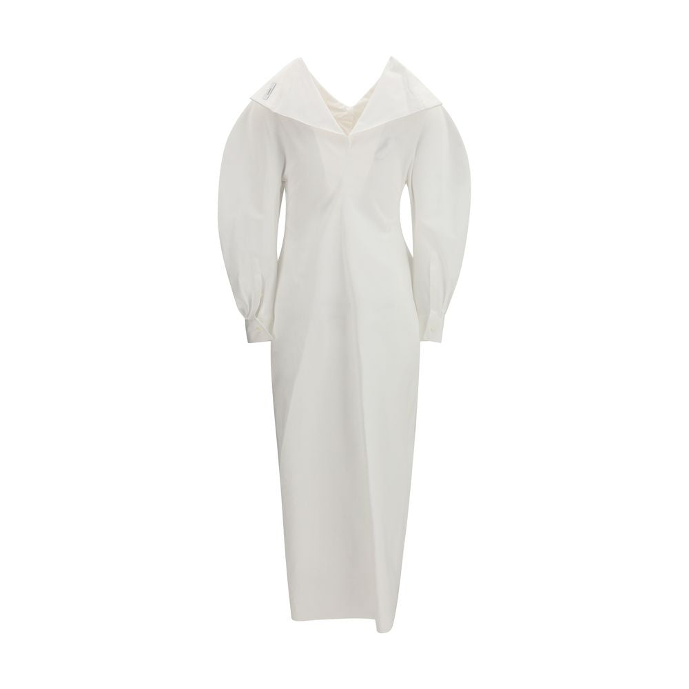 Long cut-out chemisier Dress