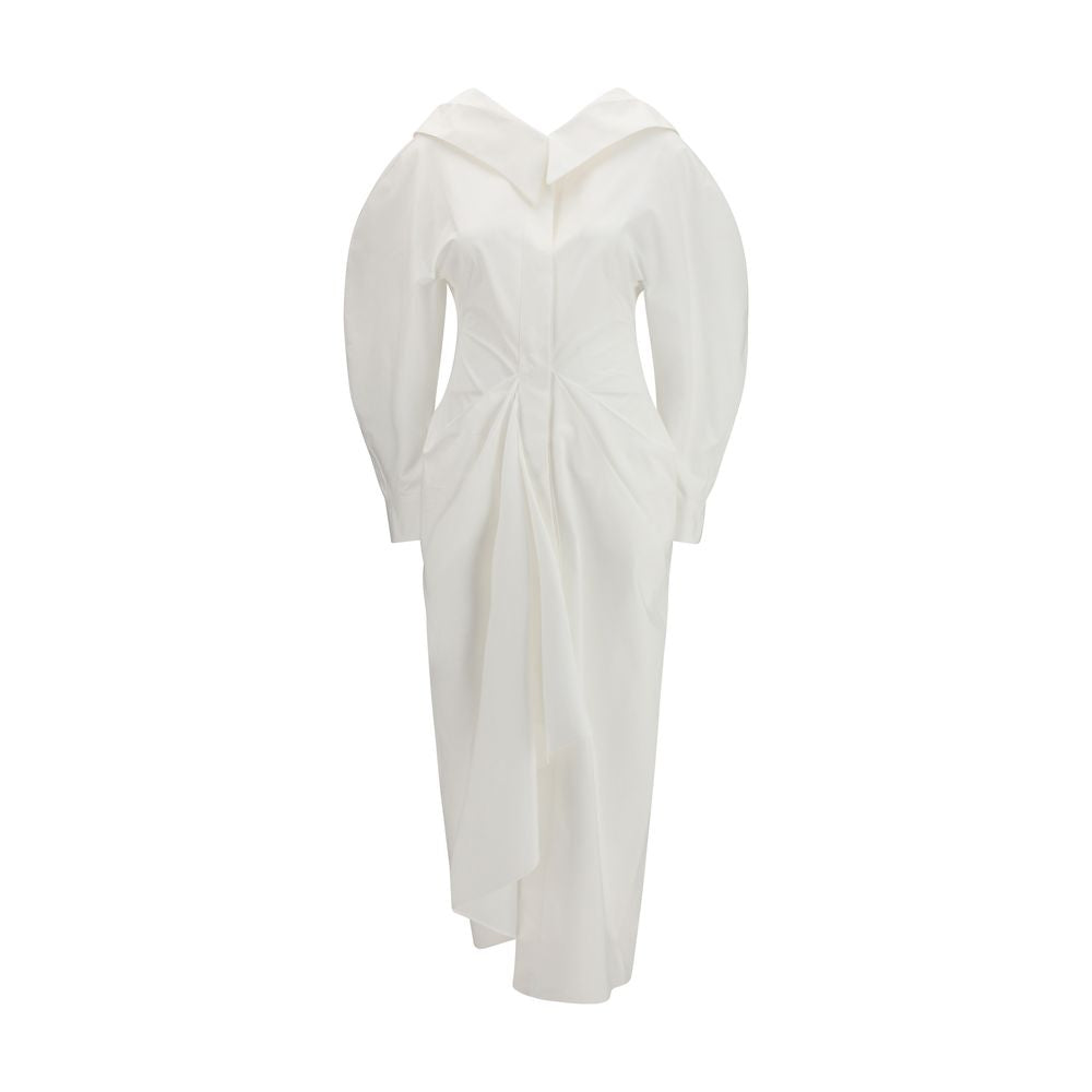 Long cut-out chemisier Dress