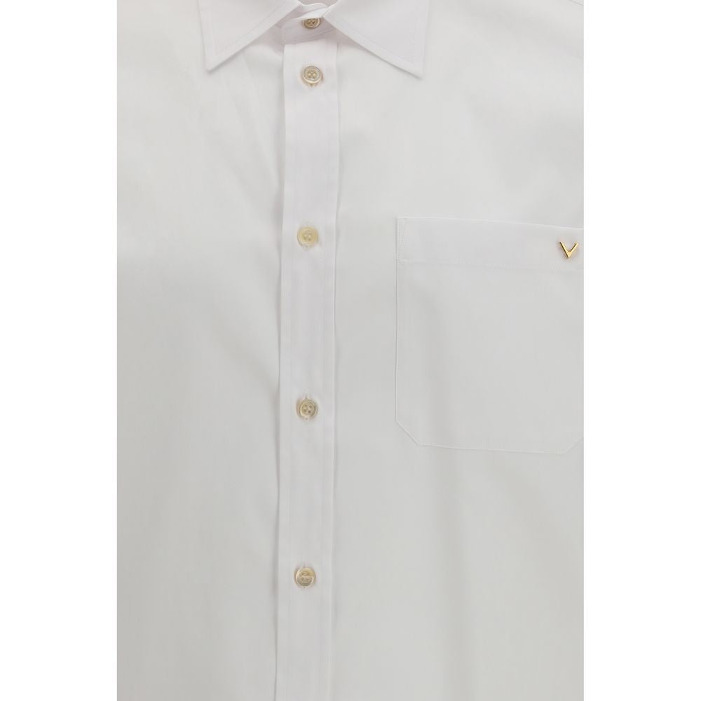 Light cotton oxford Shirt with VGold