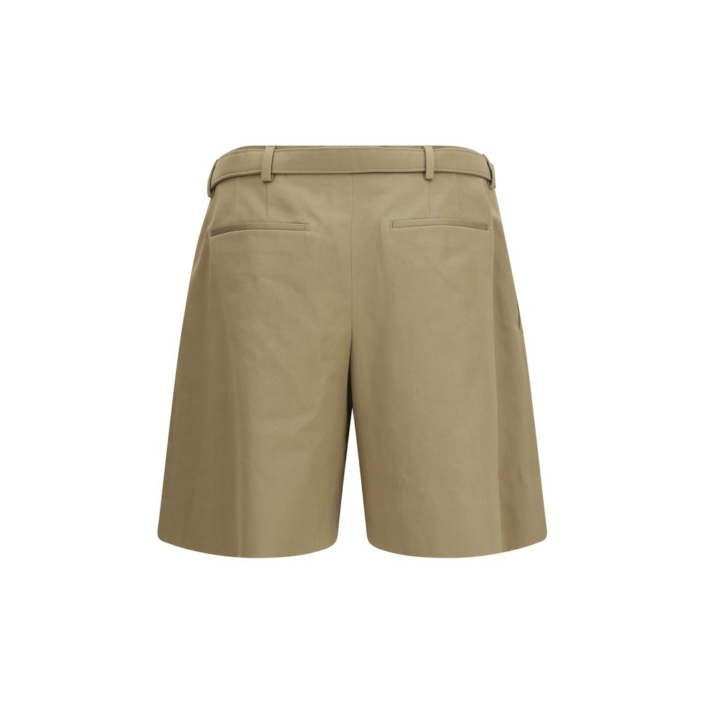 Pleated belt Shorts