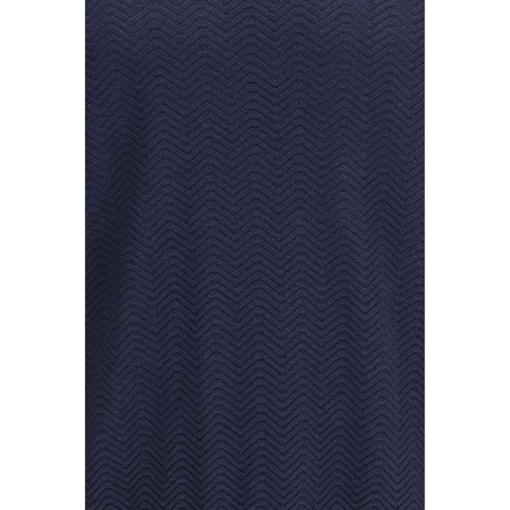 Short-sleeved cotton and silk Sweater
