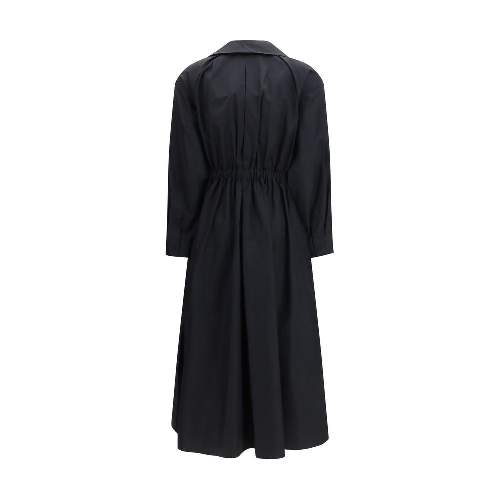 Pedaggi Midi Dress in cotton poplin