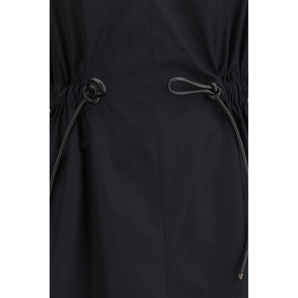Pedaggi Midi Dress in cotton poplin
