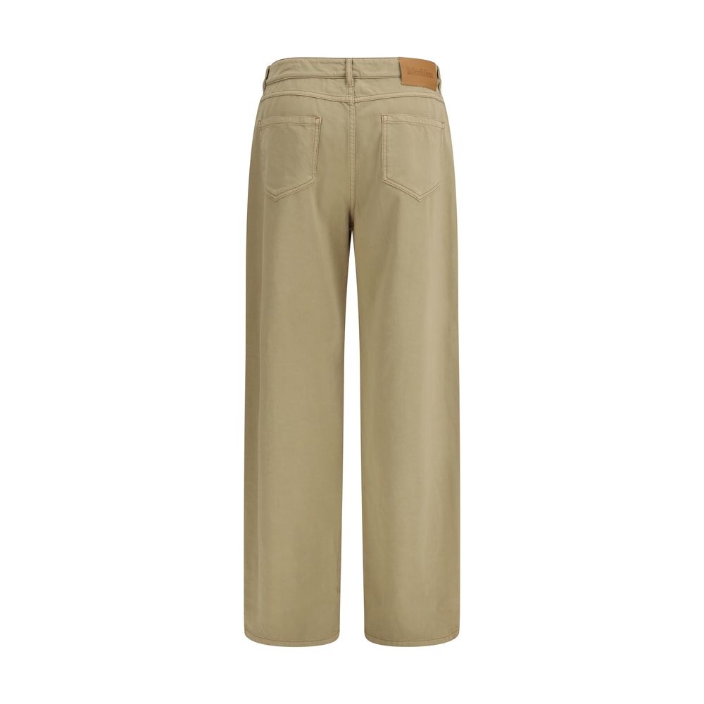 Baggy Pants in pure cotton satin