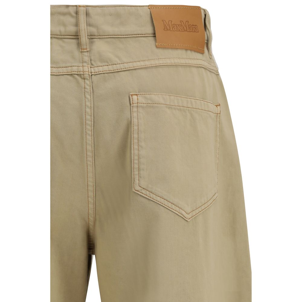 Baggy Pants in pure cotton satin
