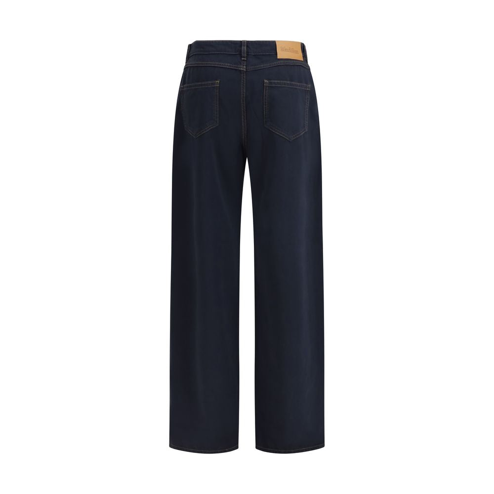 Baggy Pants in pure cotton satin