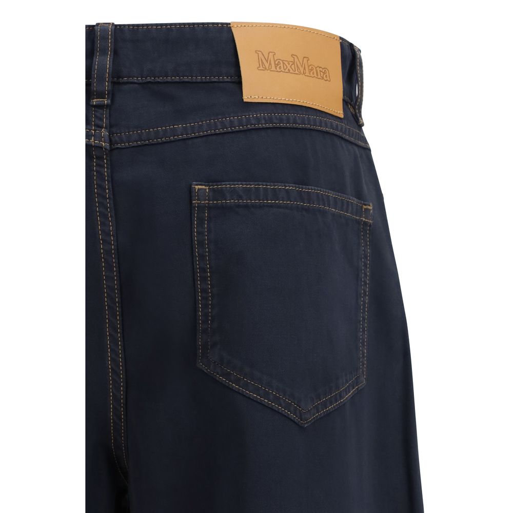 Baggy Pants in pure cotton satin