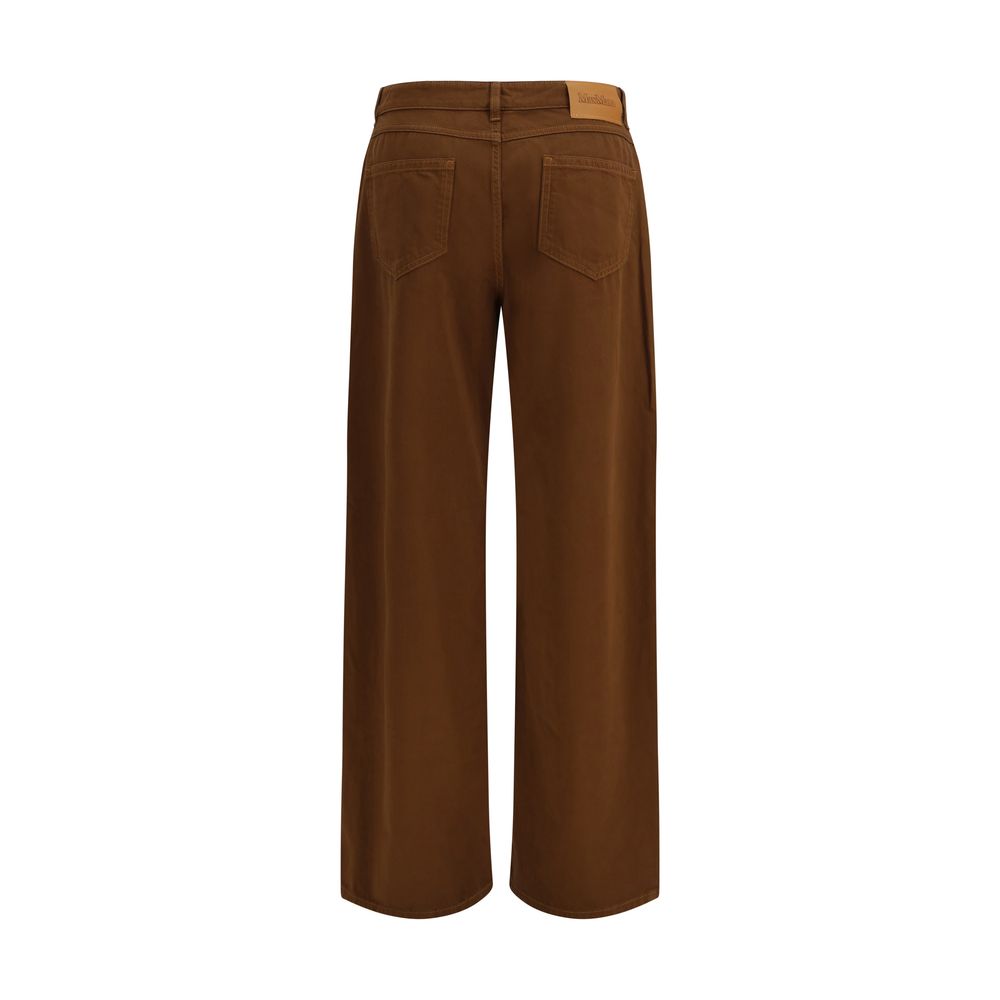 Baggy Pants in pure cotton satin