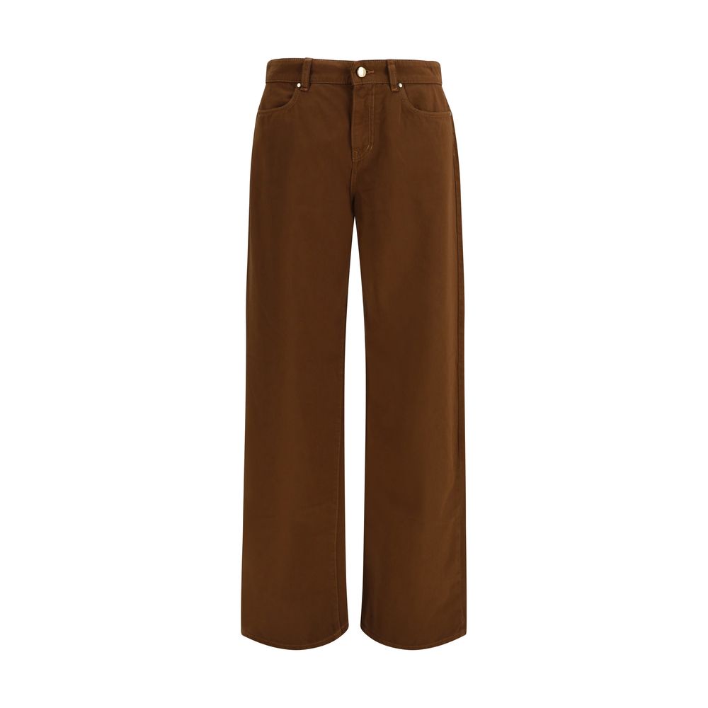 Baggy Pants in pure cotton satin