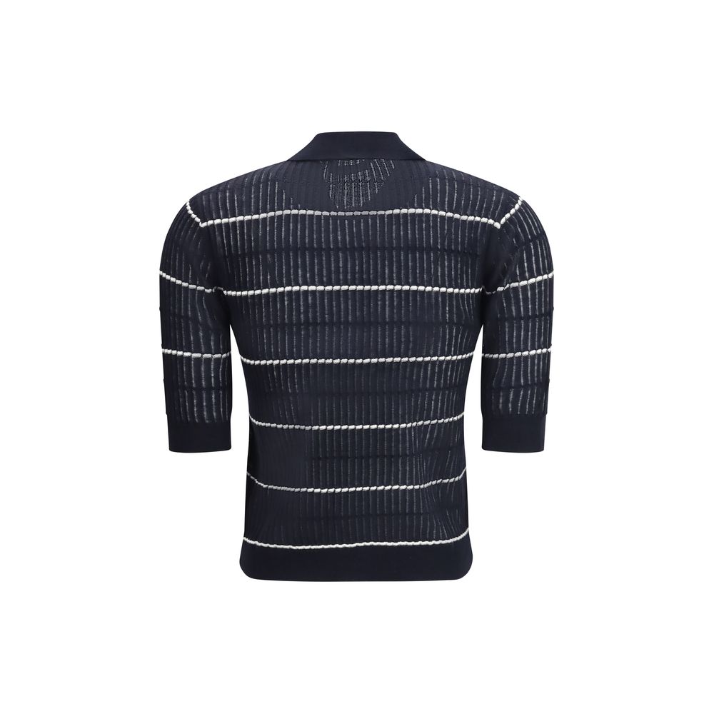 Polo Gallo in wool and silk