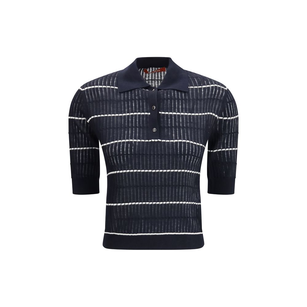 Polo Gallo in wool and silk
