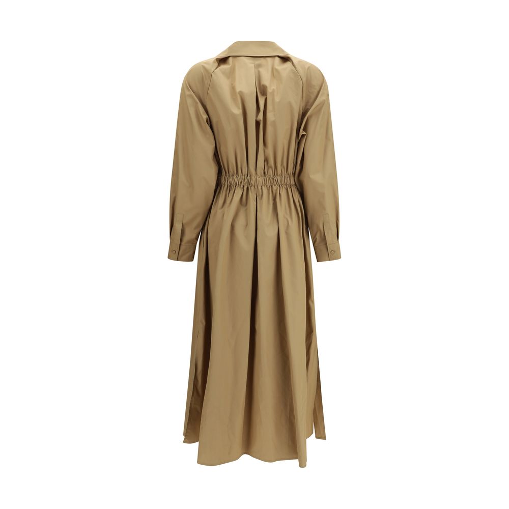 Pedaggi midi Dress in cotton poplin